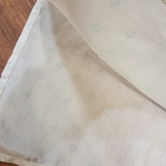 Blink silk kimono tunic cream mint .medium large - Picture 4 of 8